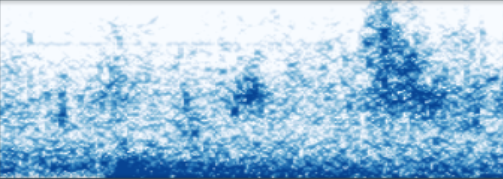 example spectrogram using the Blues gradient
