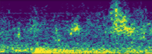 example spectrogram using the Viridis gradient